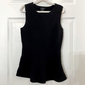 Women’s Banana Republic Sleeveless Sweater Peplum Top XXS Petite
